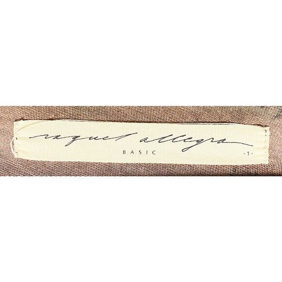 Raquel Allegra Basic Women's Long Sleeve Lightweight T Shirt Dress Colorful - Picture 5 of 8